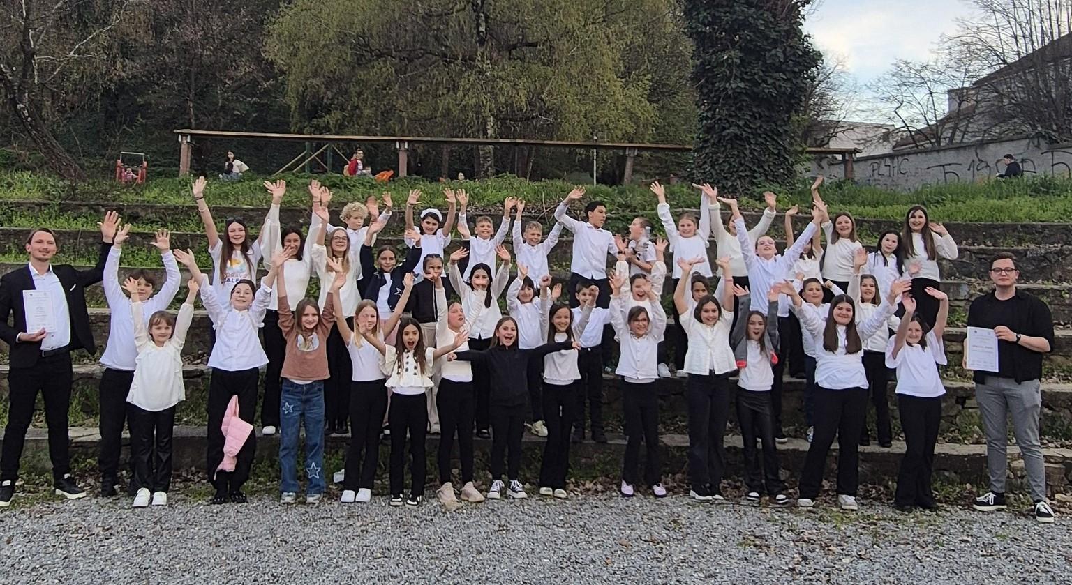 'Zdravo maleni' prvi na 10. međunarodnom natjecanju dječjih zborova u Požegi