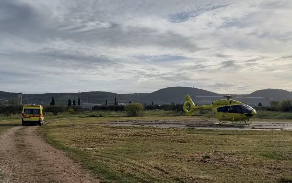 Prva helikopterska medicinska akcije na relaciji Šibenik–Split: Pacijent s ozljedom glave hitno prebačen u splitski  KBC