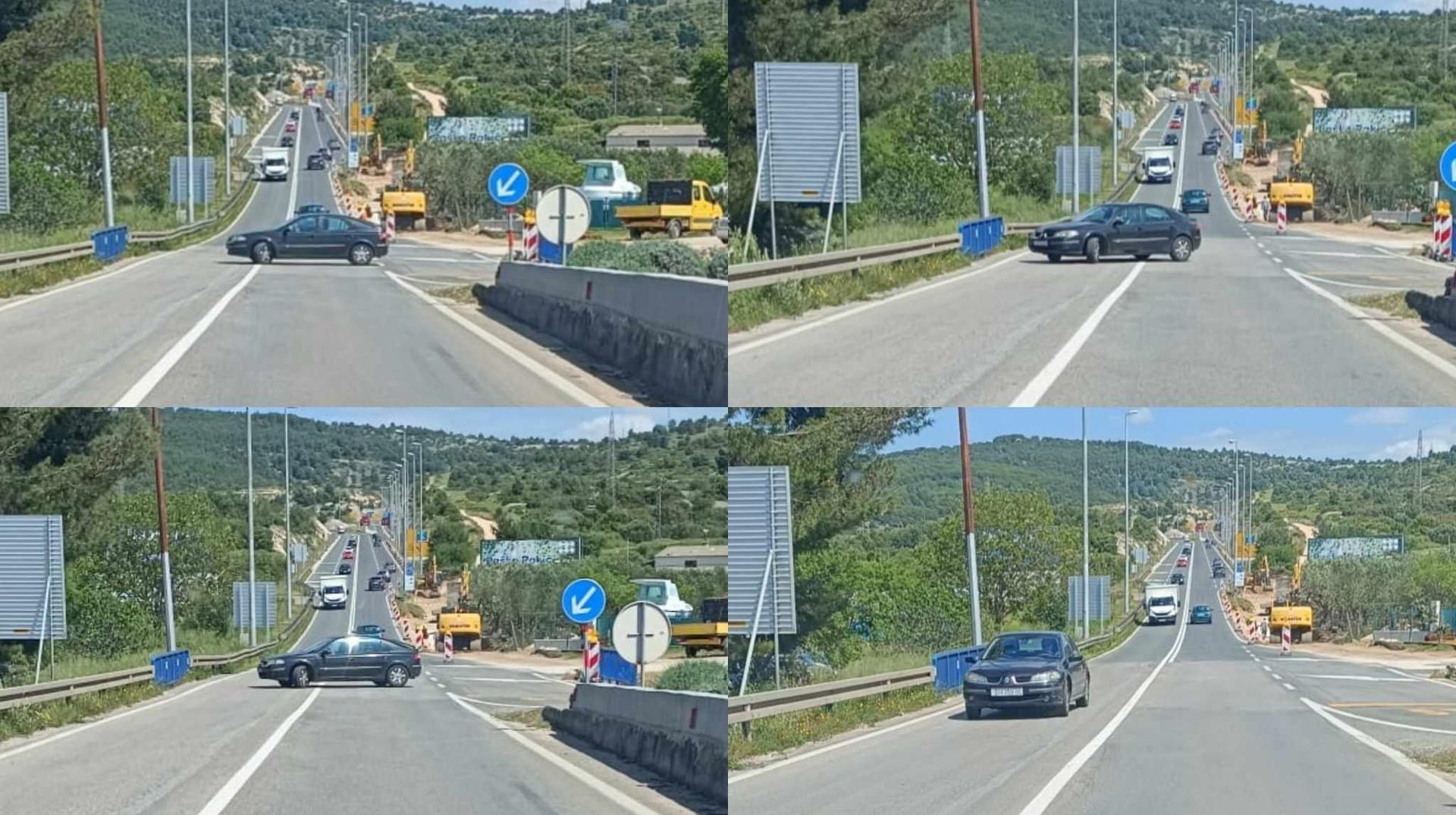 Rizično i nedozvoljeno skretanje na dnu 'tri trake' kod Ražina: 'Bit će ovog cijelo ljeto' 