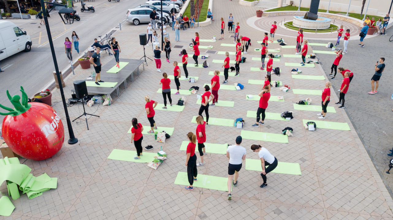 Vodičani se zaželili zajedničkog treninga: Pogledajte kako je izgledalo vježbanje u projektu 'Aktivna Hrvatska'
