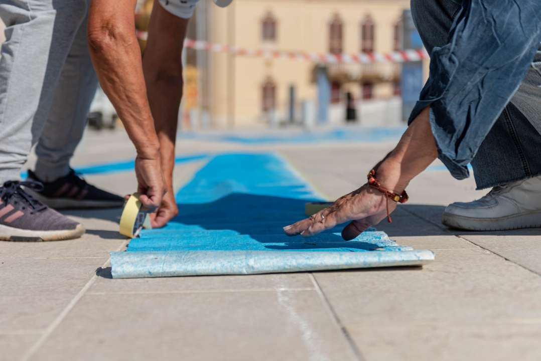 Na Poljani pripreme za milenijsku fotografiju povodom 30. obljetnice osnutka 113. brigade