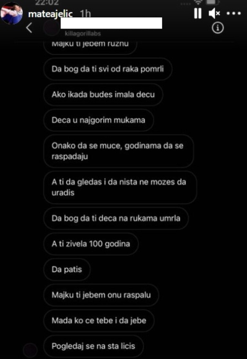 Matea Jelić objavila gnjusne prijeteće poruke koje dobiva zbog izjave o Oluji