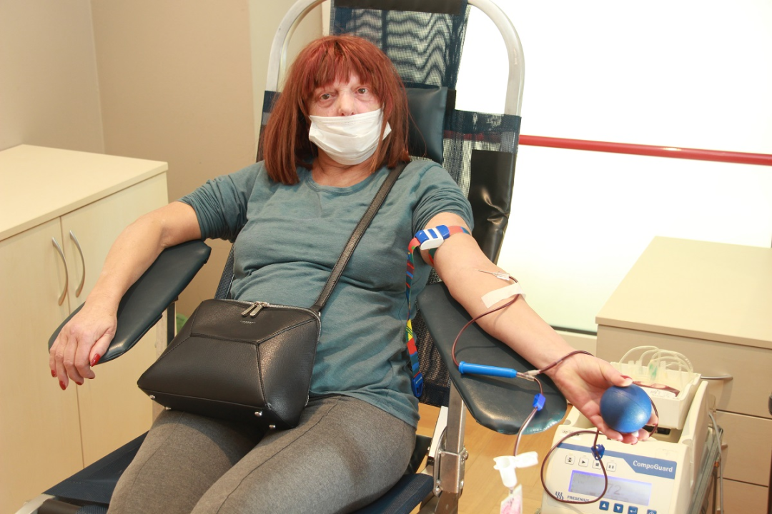 Održana listopadska akcija u Vodicama: Robert Pašara devedeseti put darovao krv