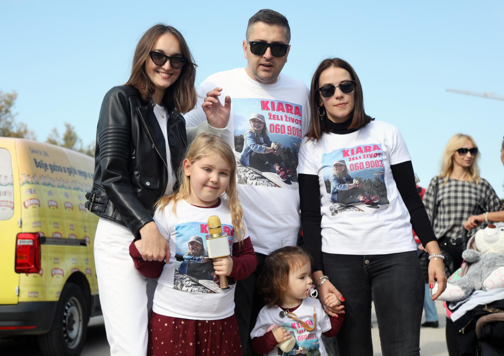 Više od 150 bajkera u brodaričkoj Fjaki predalo novac za liječenje male Šibenčanke Kiare