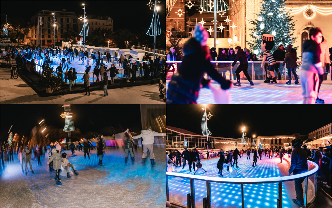 Bajkovito disco klizalište zvijezda na vrhu šibenske Adventure!