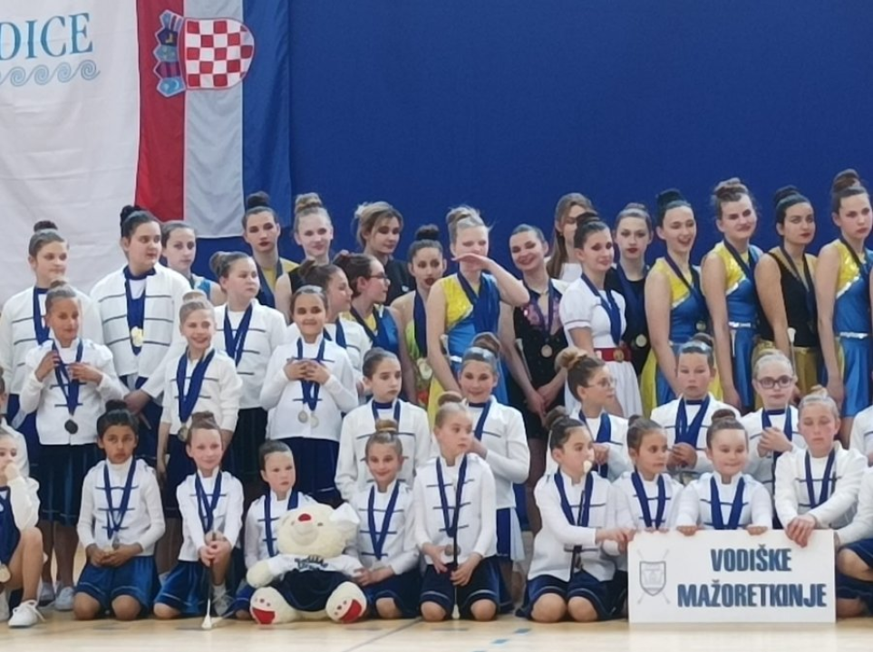 Veliki uspjeh Vodiških mažoretkinja: Izborile prolaz na državno prvenstvo