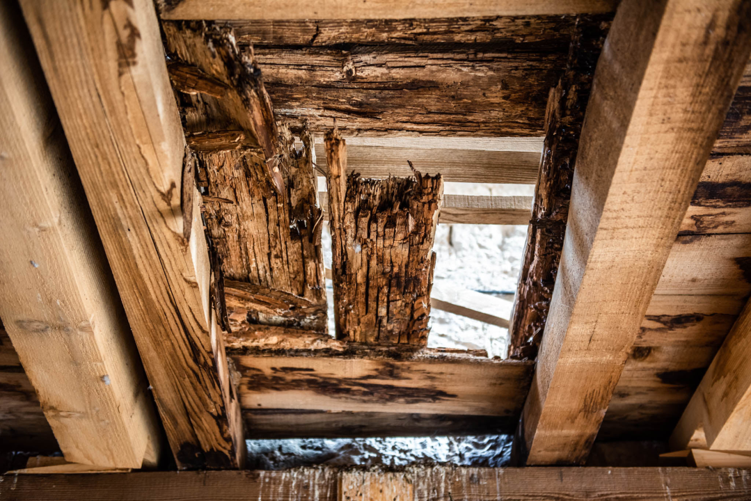 Skela u Ulici biskupa Fosca izgleda poprilično opasno: 'Vlasnik će je ubrzo sanirati, dobio je prijavu' 