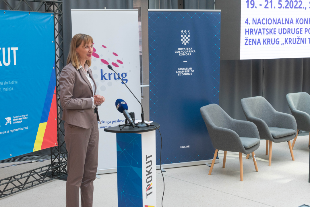 U Trokutu dodijeljene godišnje nagrade Hrvatske udruge poslovnih žena Krug