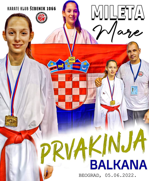 Mare Mileta još jednom briljantna: Zlatna na Balkanskom prvenstvu u Beogradu! 