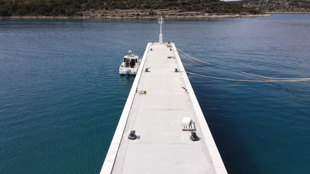 Najveći dio radova pri kraju: Kaprije će do početka srpnja dobiti novo trajektno pristanište  