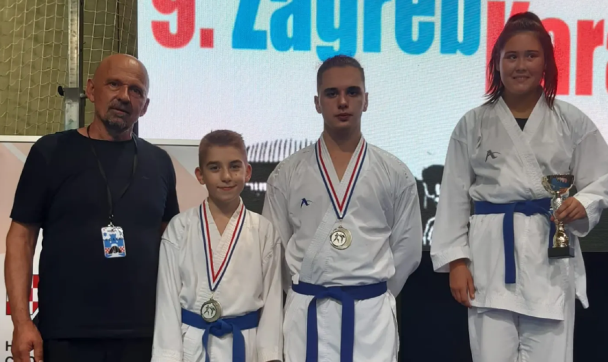 Tri člana Karate kluba Šibenik u finalu zagrebačkog turnira