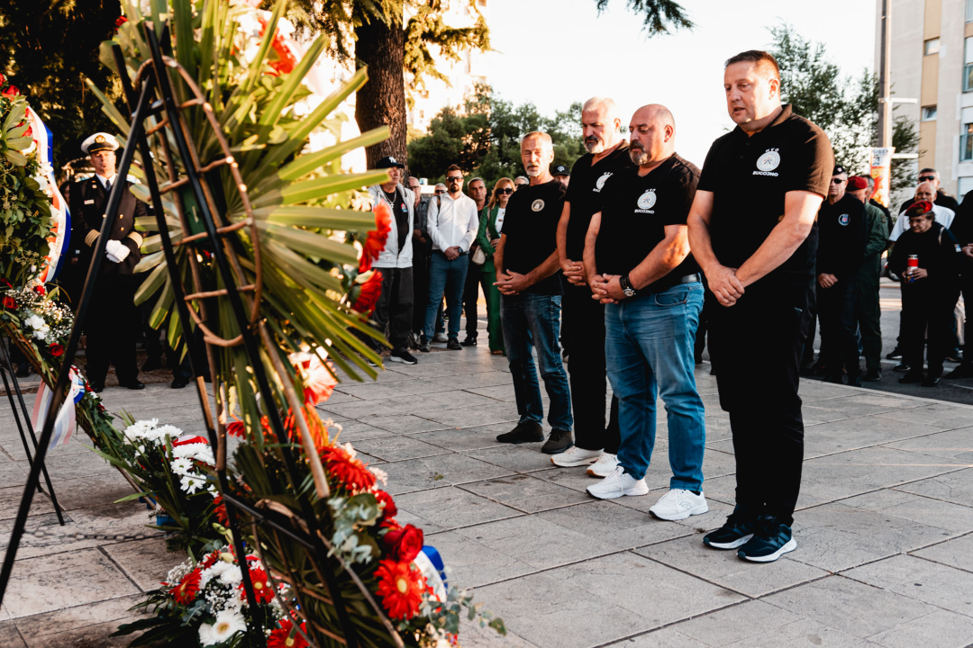 Šibenčani komemoracijom na Baldekinu i mimohodom obilježili 31. obljetnicu Rujanskog rata