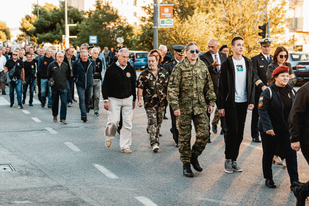 Šibenčani komemoracijom na Baldekinu i mimohodom obilježili 31. obljetnicu Rujanskog rata