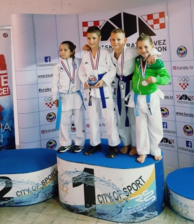 Karataši Okita osvojili 4 medalje na Croatia Openu