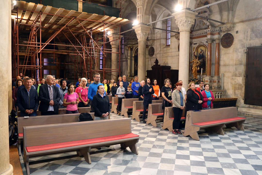 Biskup Rogić predvodio misno slavlje za sudionike 'Camino Šibenik tjedna'