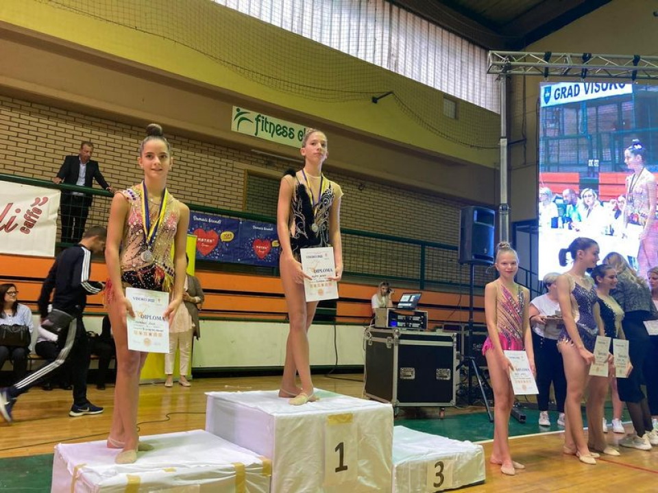 Uspjeh ritmičarki GK Šibenik-Dalmacija: Antei Mileti zlato i srebro, Dori Jurčević zlato 