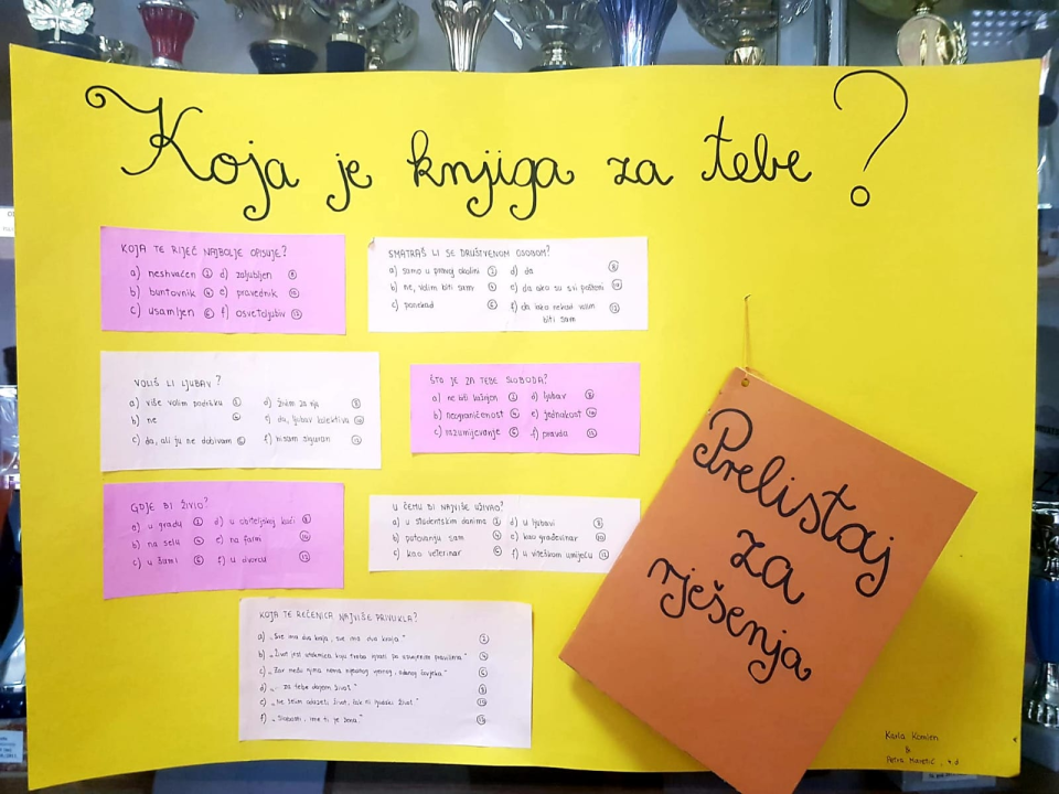 Šibenski gimnazijalci predstavili interaktivnu kreativnu radionicu