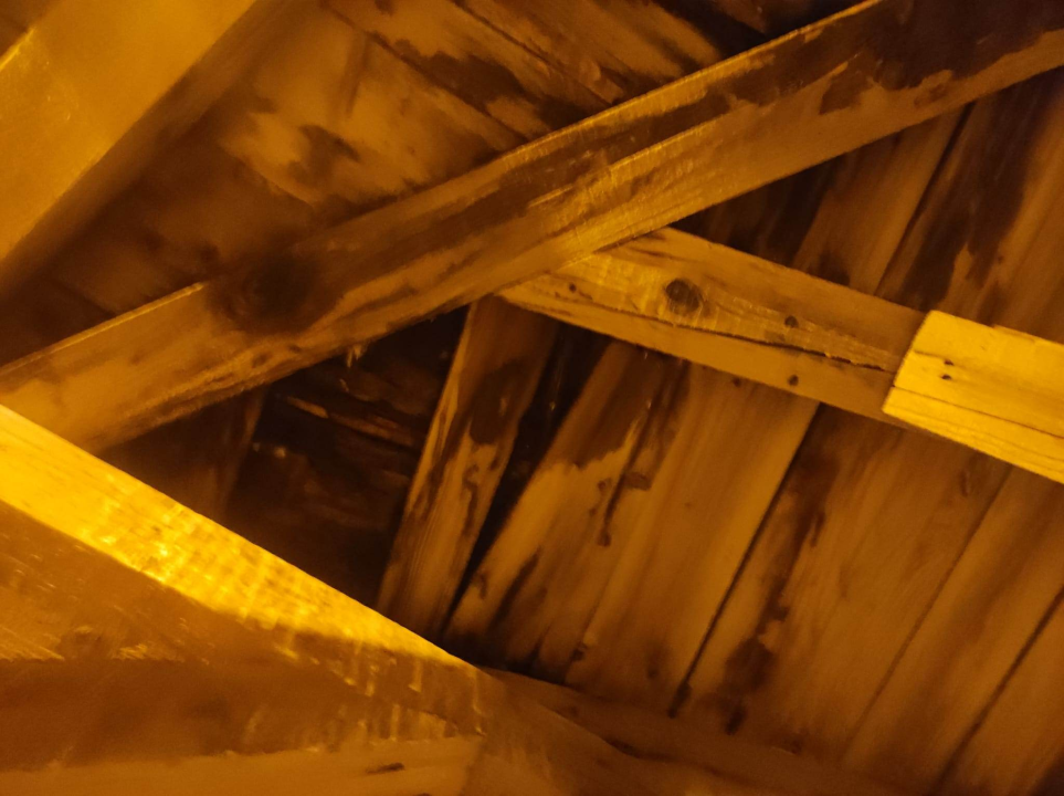 Trule daske i grede i dalje prijete građanima sa skele u Ulici biskupa Fosca: Vlasnik dobio prijavu, ali još nisu uklonjene 