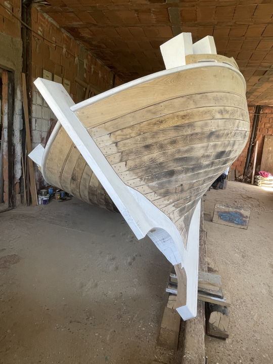 U Betini porinuta gajeta meštra Tome na kojoj je radio zajedno sa sinom