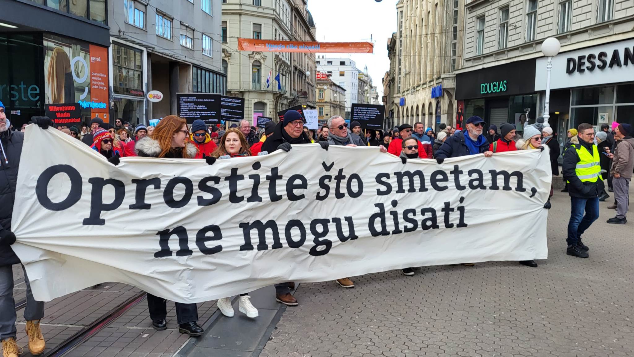 Počeo prosvjed u Zagrebu: 'Mijenjamo Vladu za Matijanića'