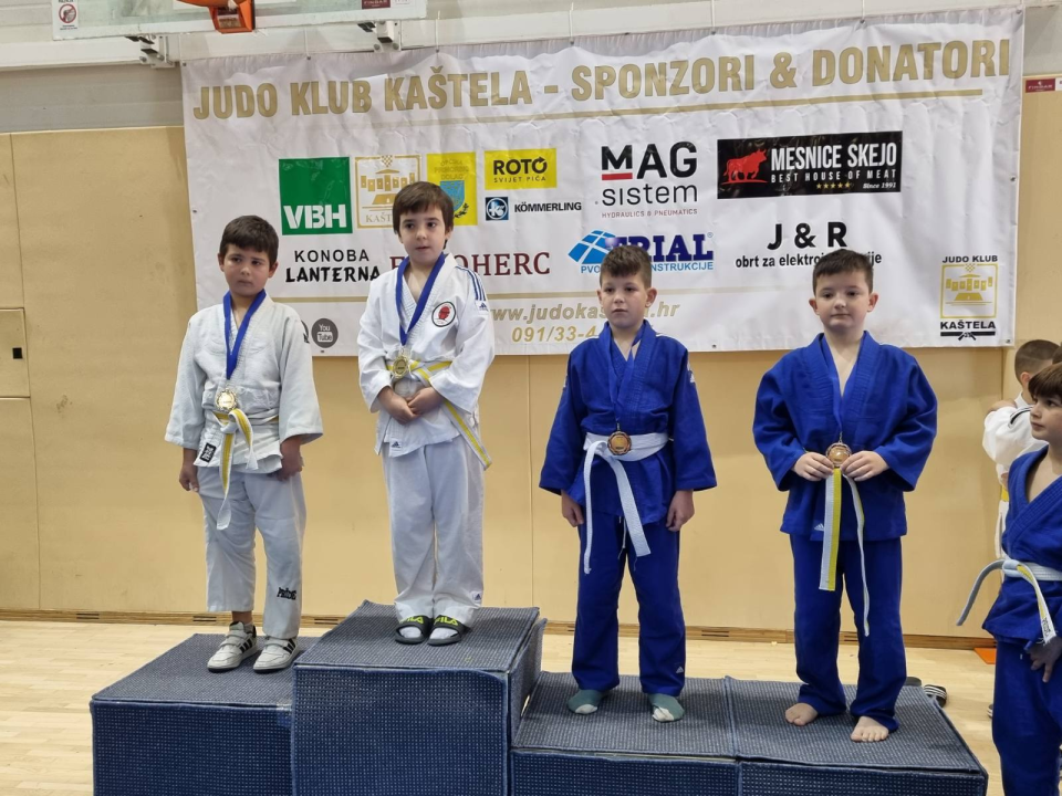 Proteklog vikenda održan Kaštelino Kup: Članovi Judo kluba Šibenik se okitili sa šest medalja  