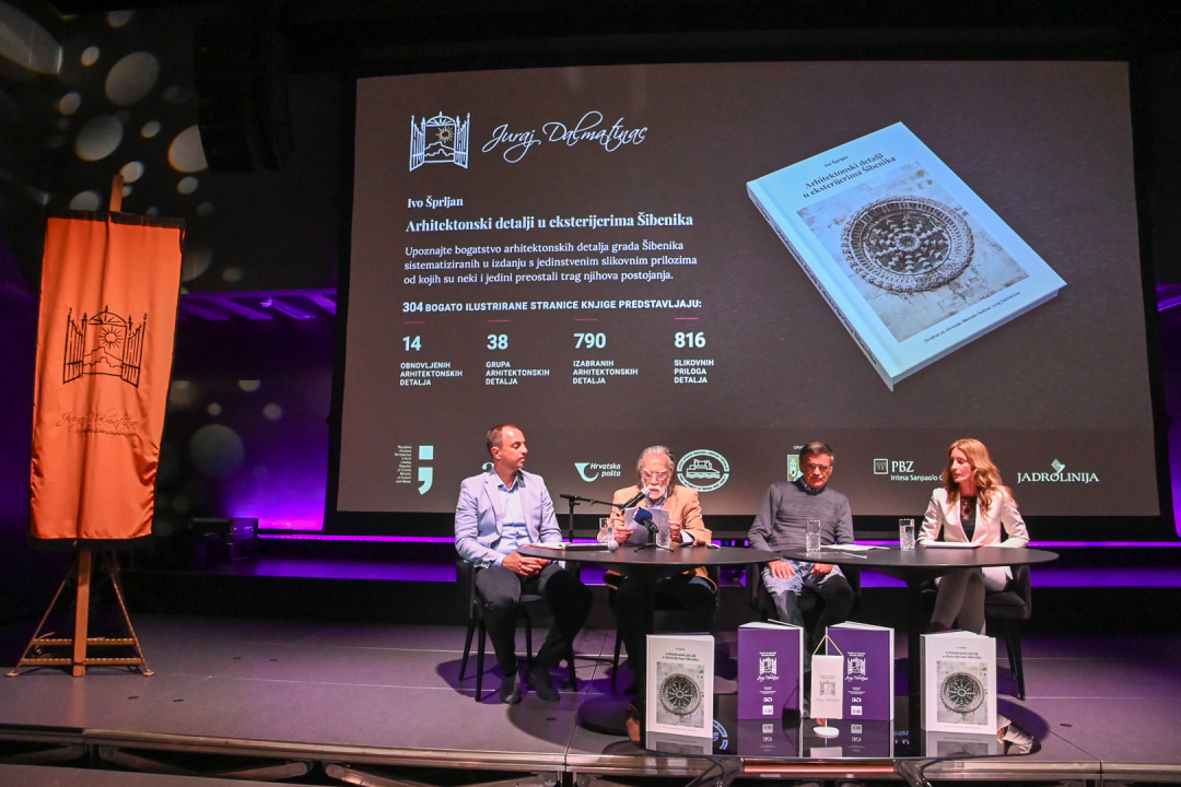 U Arsenu predstavljena monografija Ive Šprljana s više od 3000 arhitektonskih detalja Šibenika
