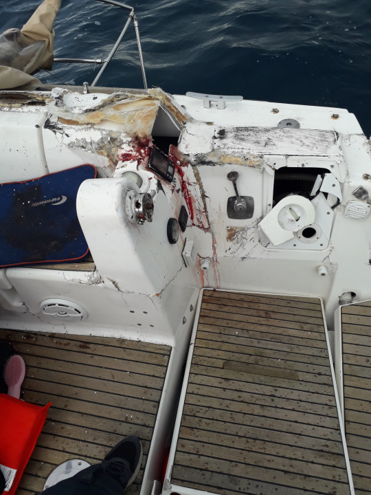 U sudaru glisera i jedrilice u kornatskom arhipelagu jedna osoba ozlijeđena