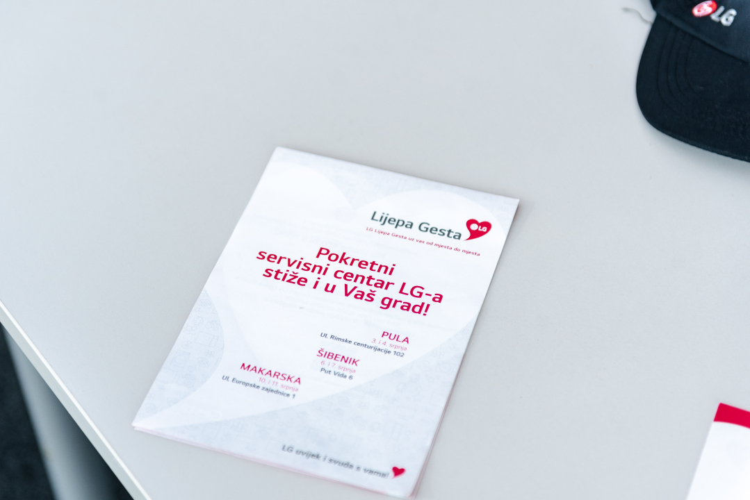 U Šibeniku održana LG-eva kampanja 'Lijepa gesta uz vas od mjesta do mjesta!'