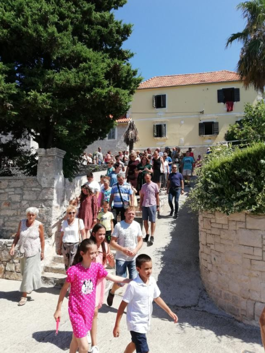 Blagdan Gospe od Anđela proslavljen u Prvić Luci 