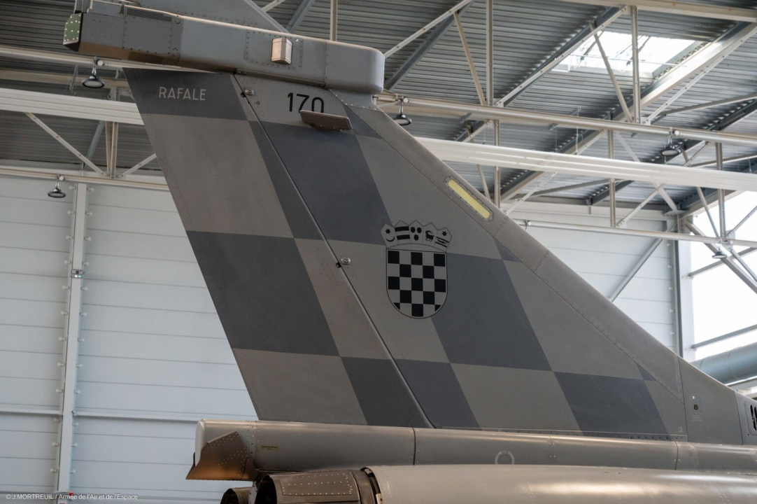 Ovo je prvi hrvatski borbeni avion Rafaele, spreman je za primopredaju