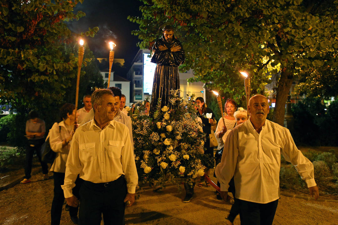 Obred preminuća svetog Frane u Šibeniku
