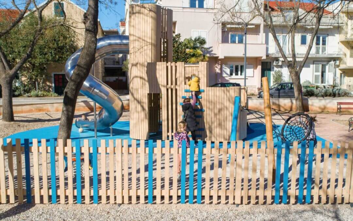 Dječje igralište u novouređenom parku u Vodicama osvojilo 'Oscara' za drvni dizajn