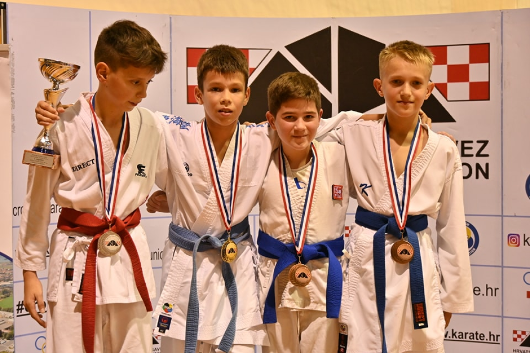 Karate klub Okit-Vodice osvojio 15 medalja na Prvenstvu Hrvatske za mlađe uzraste