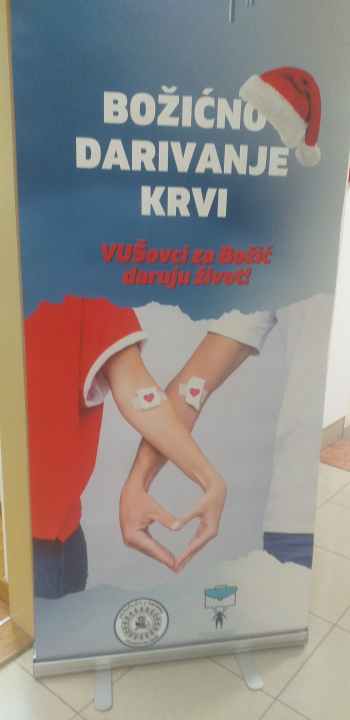 Studenti VUŠ-a u suradnji s Gradskim društvom Crvenog križa Šibenik darovali krv