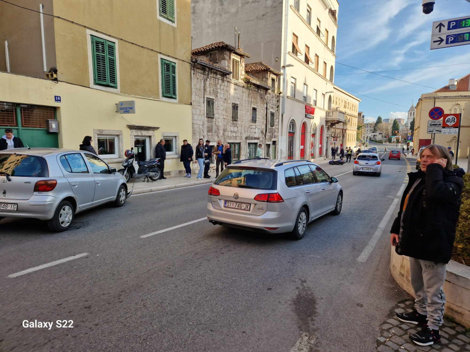 Sudar auta i motora kod Šarine pekare