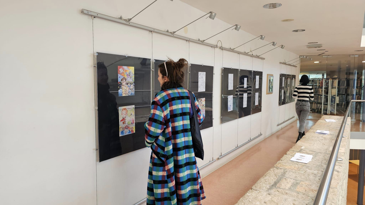 Maruška crta od treće godina, a danas je u Šibeniku otvorila svoju prvu izložbu: 'Strip mi daje slobodu stvaranja vlastite priče'