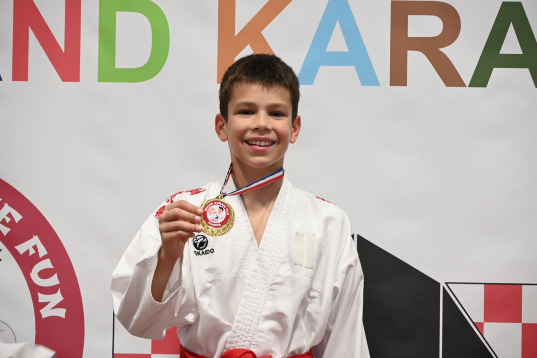  Karate klub Okit Vodice drugi najbolji klub turnira 'Grand karate fun' u Zagrebu