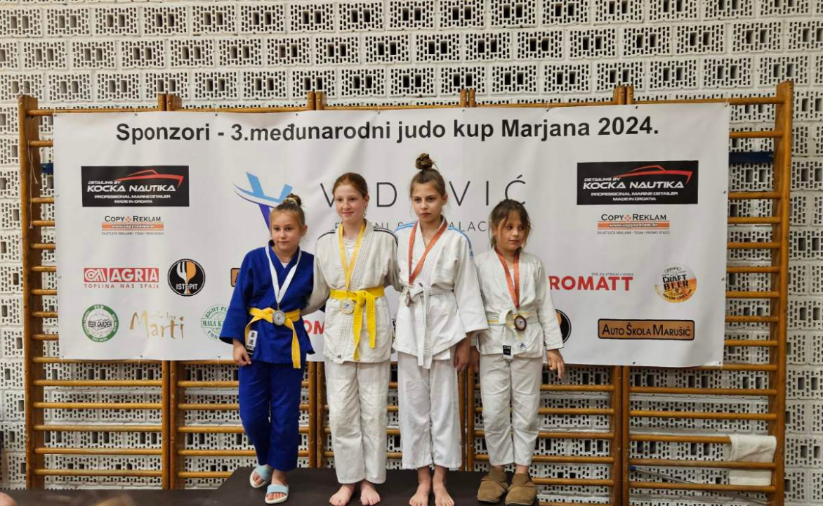 Članovi Judo kluba Šibenik na turniru Kup Marjana osvojili jednu zlatnu i tri brončane medalje 