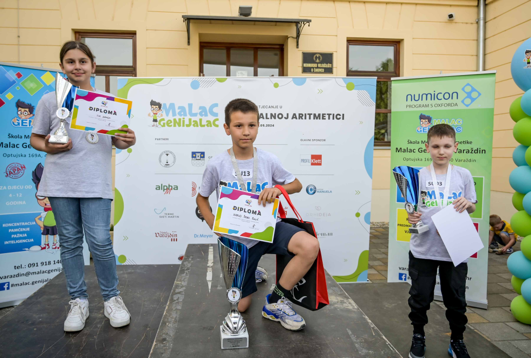 Šibenski Malci osvojili čak 9 medalja na Državnom natjecanju iz mentalne aritmetike i mentalne matematike!