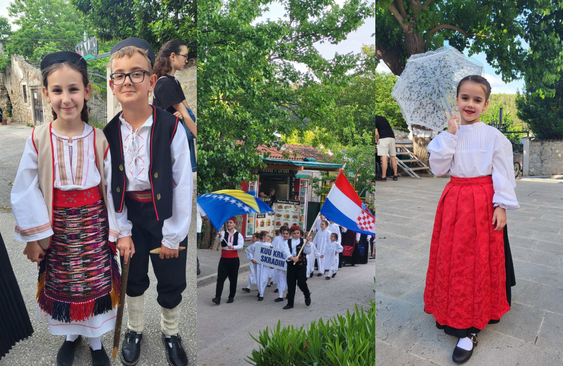 Smotra dječjeg folklora u Skradinu okupila djecu iz 11 skupina