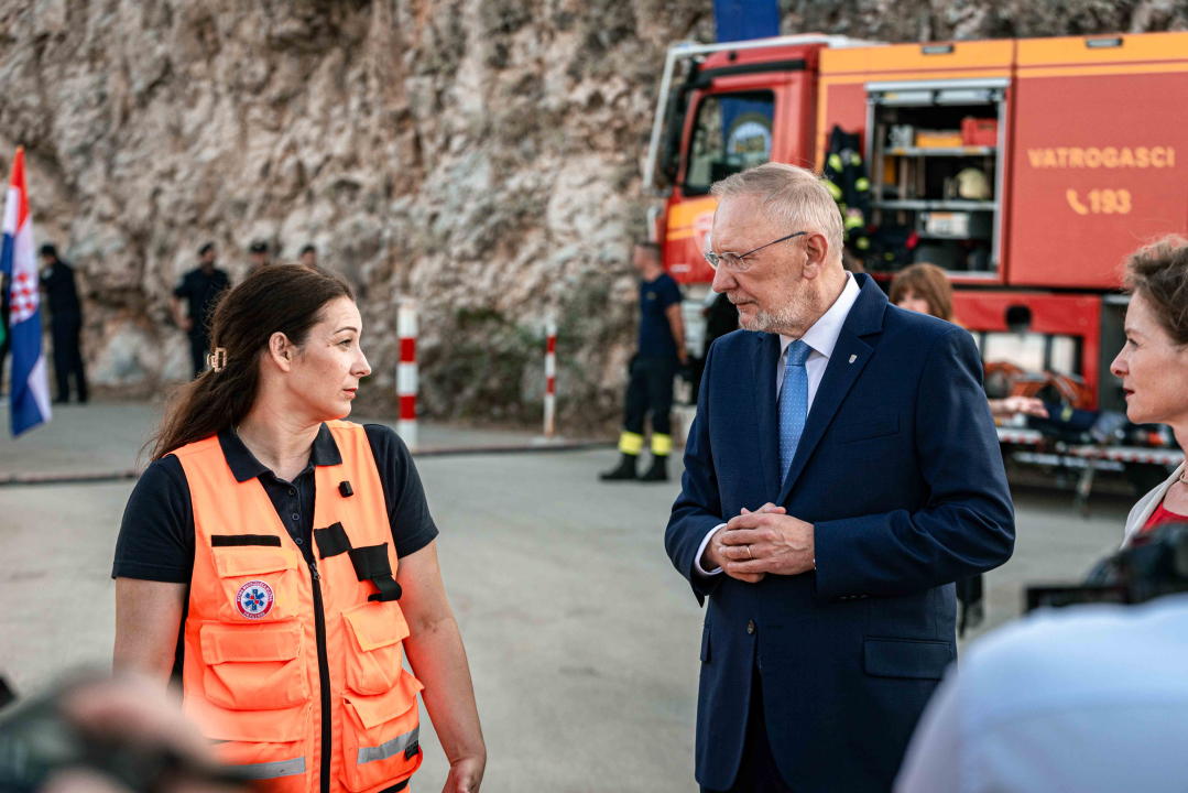 Na Martinskoj se okupili policajci, a Božinović poručio: 'Jedna smo od najsigurnijih zemalja na svijetu'