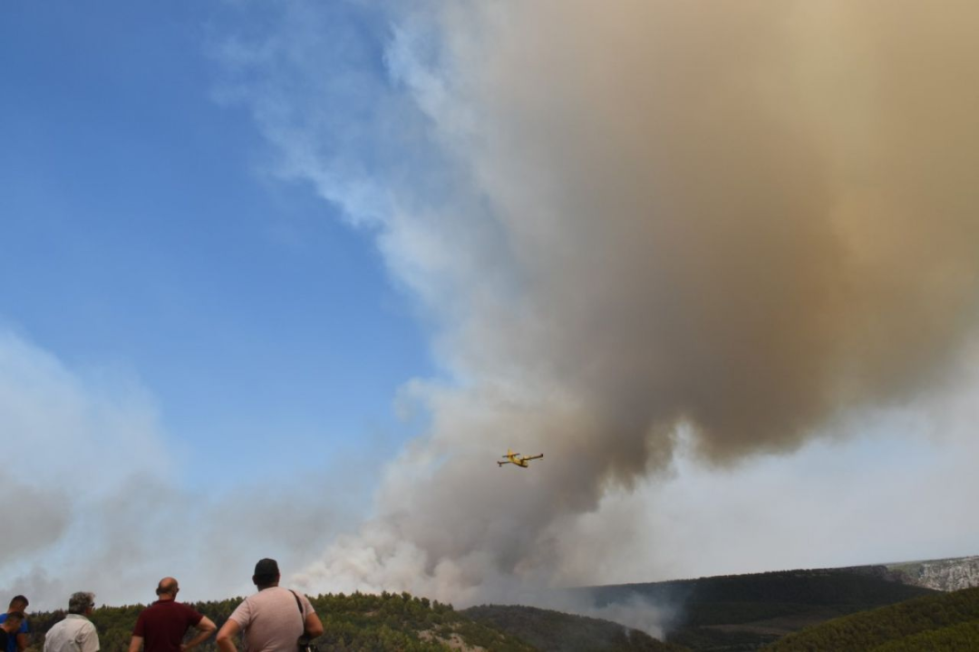 Župan obišao požarište: 'Zatražit ćemo proglašenje velike nesreće'
