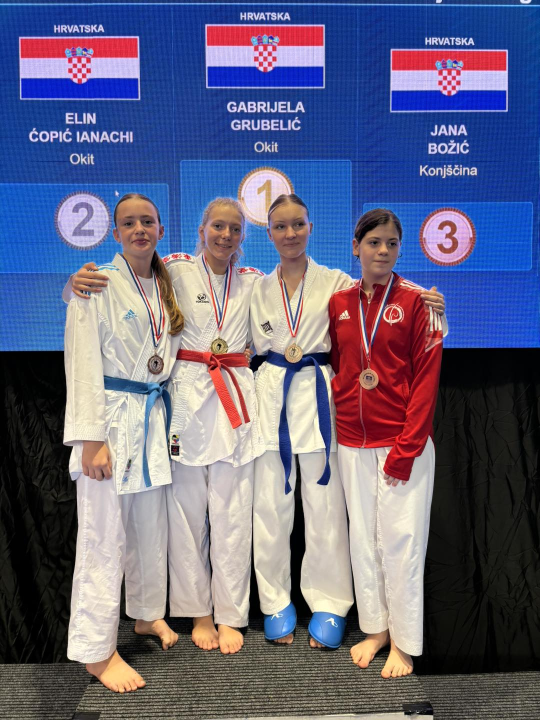 Karateke vodičkog Okita do osam medalja na 'Međimurje Openu'