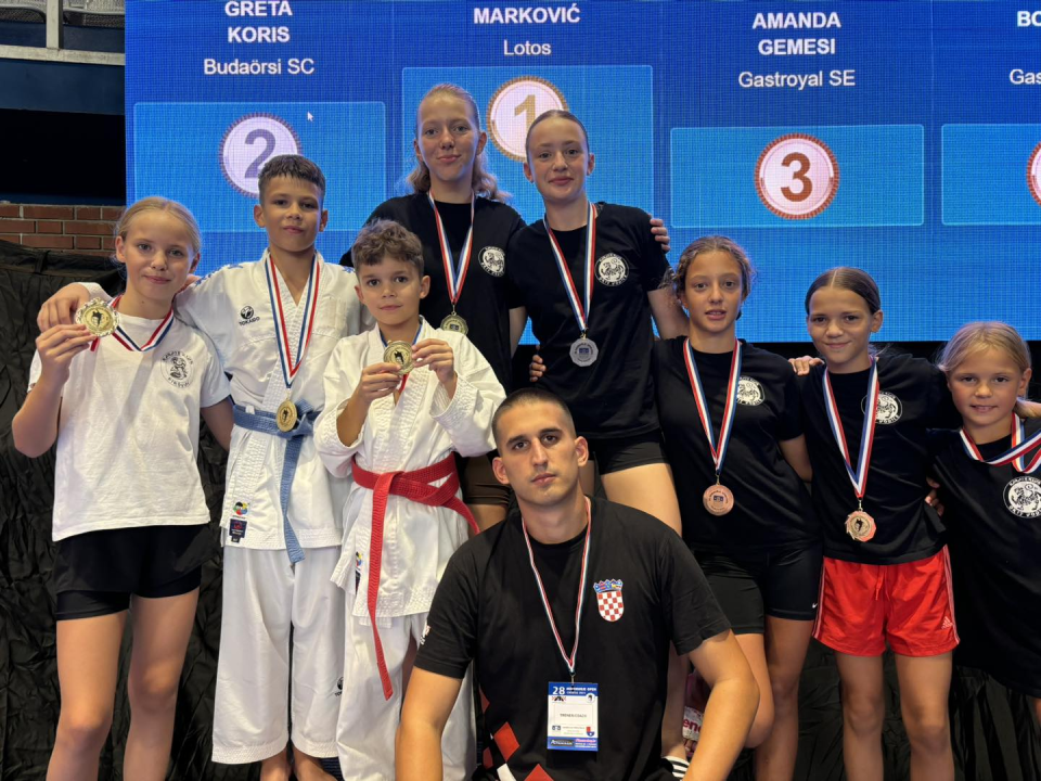 Karateke vodičkog Okita do osam medalja na 'Međimurje Openu'