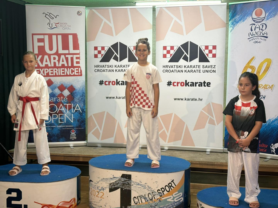 Odličan rezultat Karate kluba Okit iz Vodica na Cro Openu