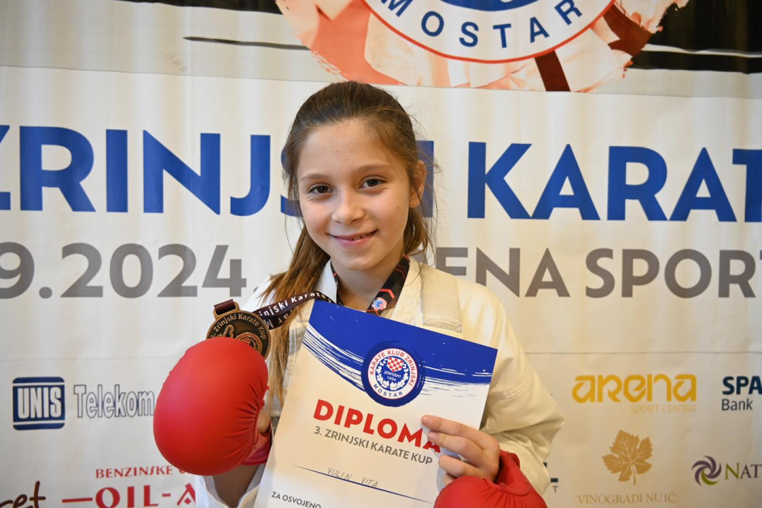 Vodički Okit među tri najbolja karate kluba od njih 50 na mostarskom turniru