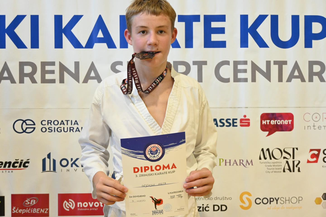 Vodički Okit među tri najbolja karate kluba od njih 50 na mostarskom turniru