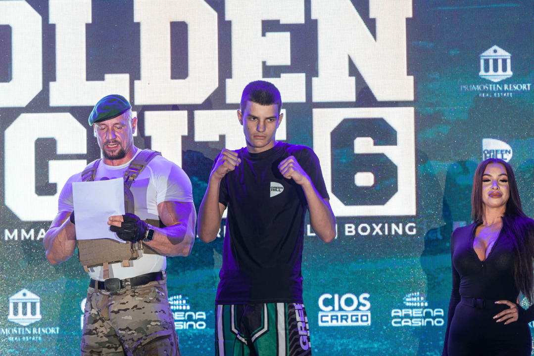 Borilački događaj 'Golden Fight 6' večeras na Baldekinu, sinoć održan uvod