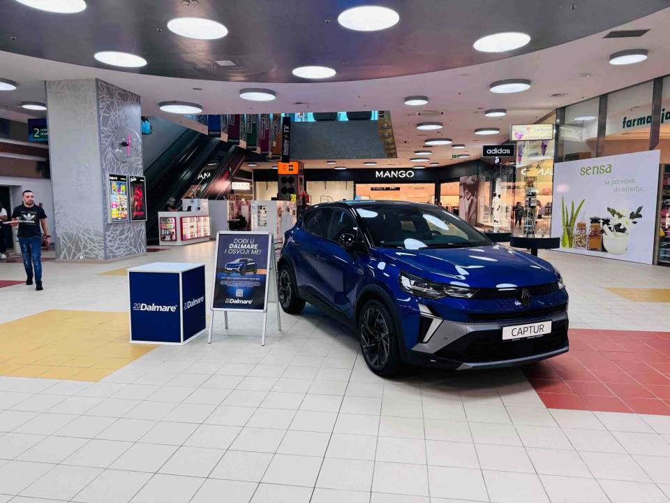 Veliki nagradni natječaj u Dalmare shopping centru – Osvojite novi Renault Captur!