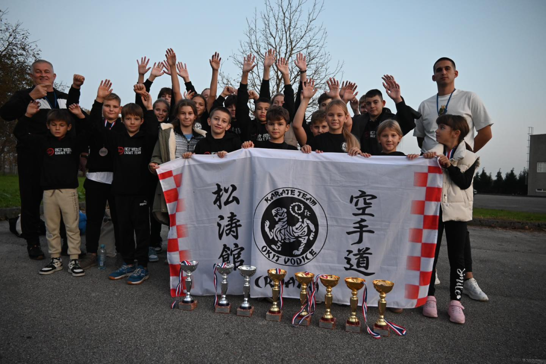 Karate klub Okit Vodice među tri najbolja kluba u zemlji